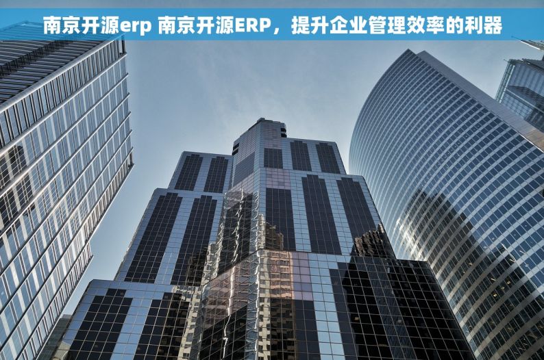 南京开源erp 南京开源ERP，提升企业管理效率的利器