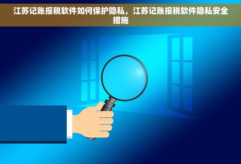 江苏记账报税软件如何保护隐私，江苏记账报税软件隐私安全措施