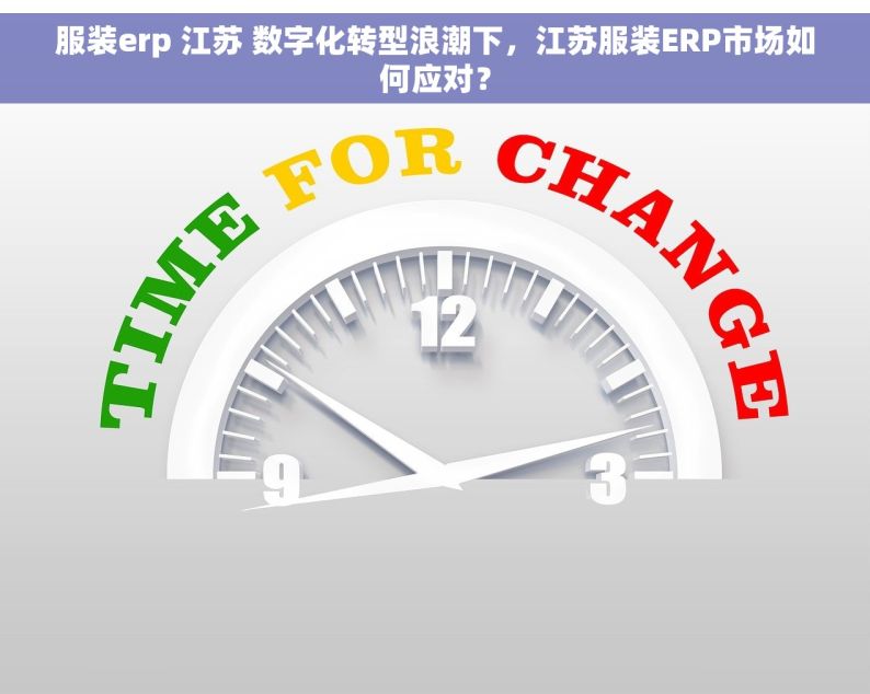 服装erp 江苏 数字化转型浪潮下，江苏服装ERP市场如何应对？