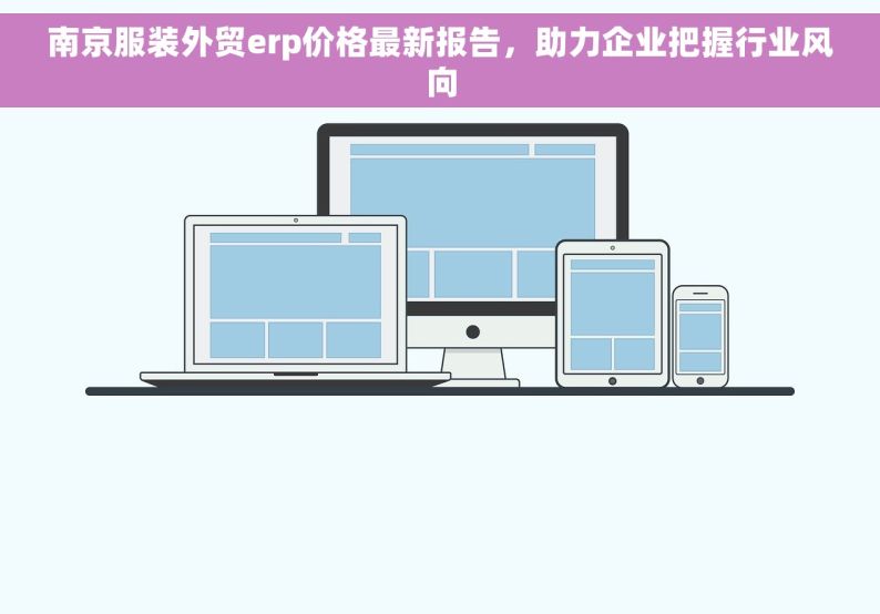 南京服装外贸erp价格最新报告，助力企业把握行业风向