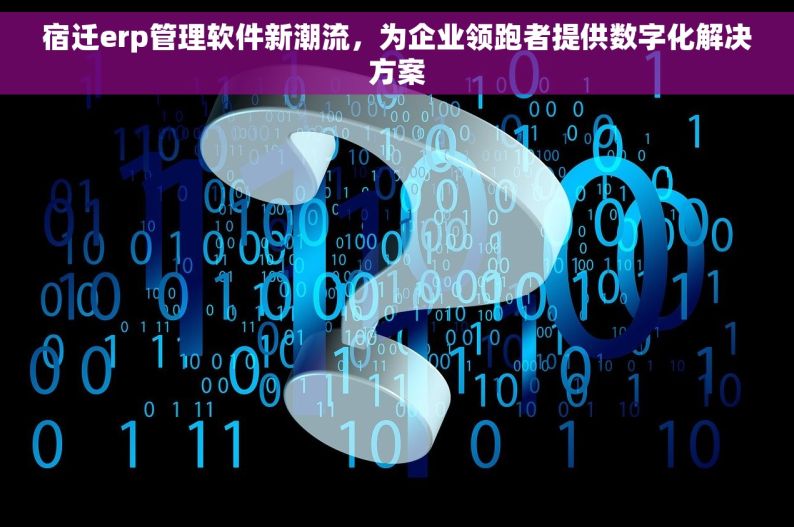 宿迁erp管理软件新潮流，为企业领跑者提供数字化解决方案