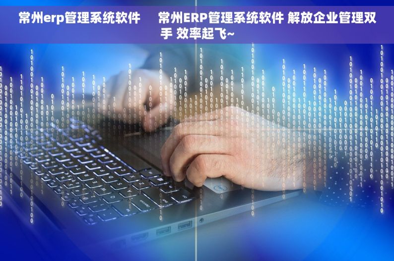 常州erp管理系统软件     常州ERP管理系统软件 解放企业管理双手 效率起飞~