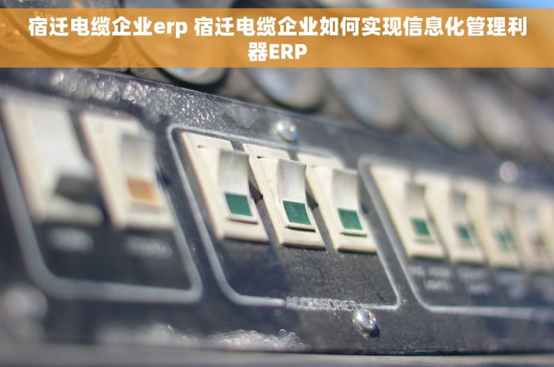 宿迁电缆企业erp 宿迁电缆企业如何实现信息化管理利器ERP