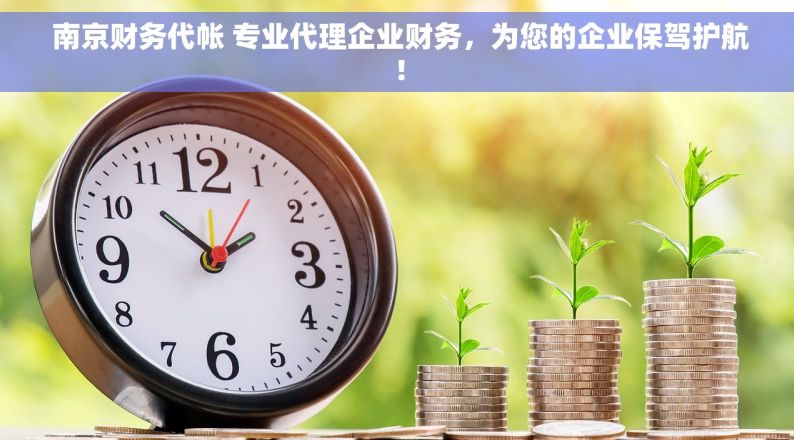  南京财务代帐 专业代理企业财务，为您的企业保驾护航！